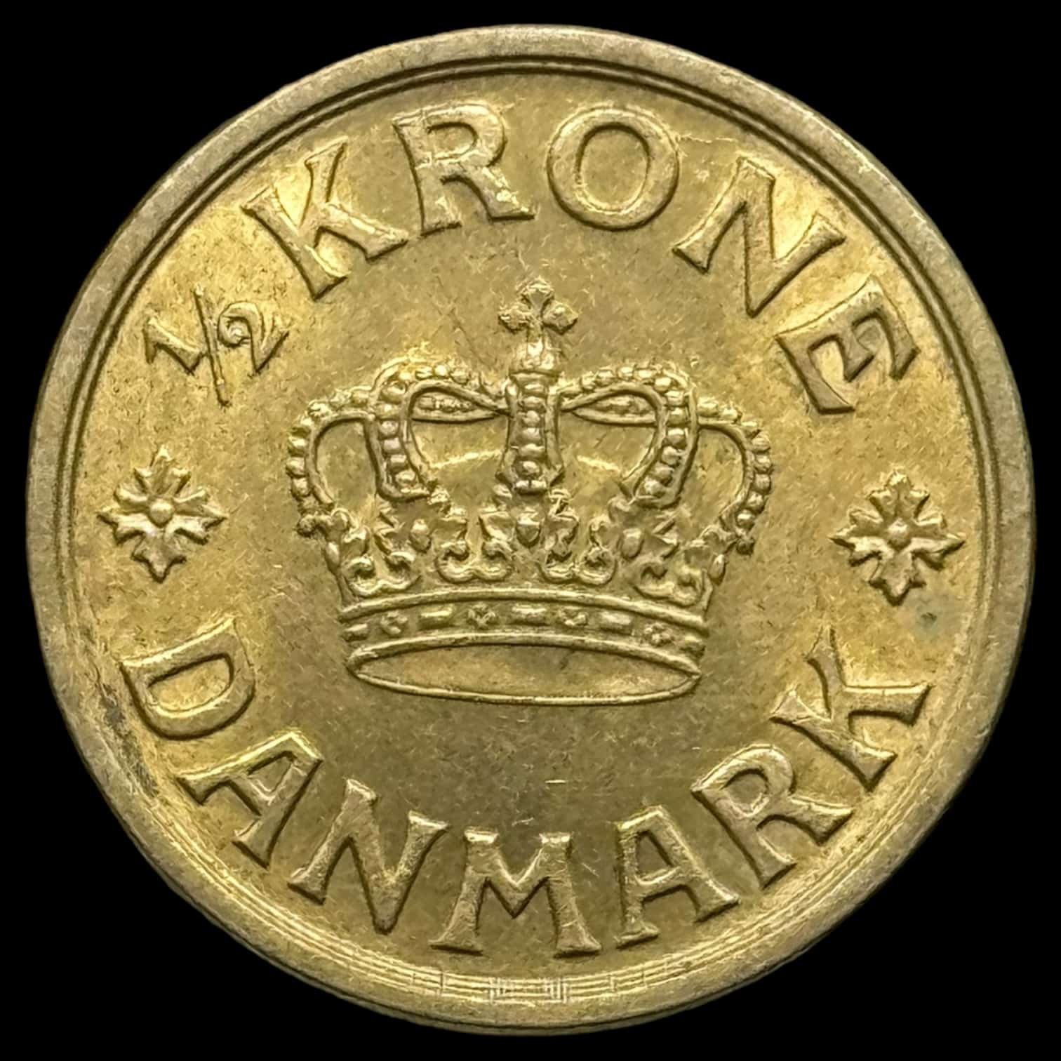 1939 1/2 krone Chr.X Kva. 0-01 - Image 2