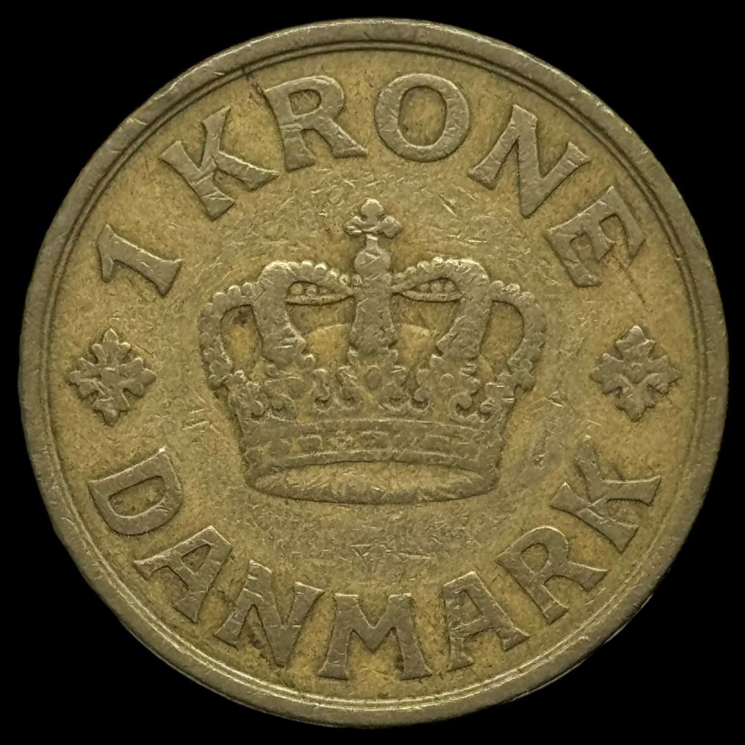 1924 1 krone Chr.X Kva.1- - Image 2