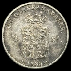 1833 FF 1/2 speciedaler Fre.Vl Kva. 1+
