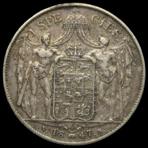 1847 VS 1 speciedaler Chr.Vlll Kva. 1+