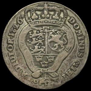 Norge 1726 1 krone, Fre.lV Kva.1-1+
