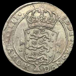 1668, 4 Mark / Krone, Fre.lll Kva. 1+