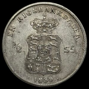 1839 FF 1/2 speciedaler Fre.Vl Kva. 1+-01