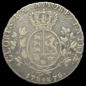 1776 HSK 1 speciedaler Chr.Vll Kva. 1 "Sjælden"