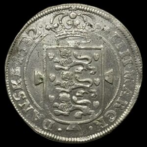 1682, 4 Mark / Krone, Chr.V Glückstadt, Kva. 01