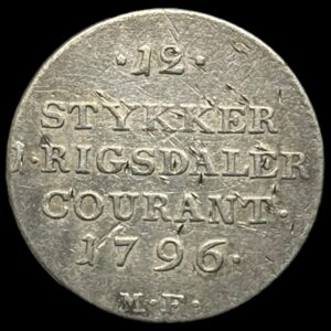 1796 1/15 speciedaler Chr.Vll Kva. 1-1+