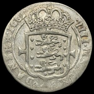 1681, 4 mark / krone, Chr.V, Kva. 1