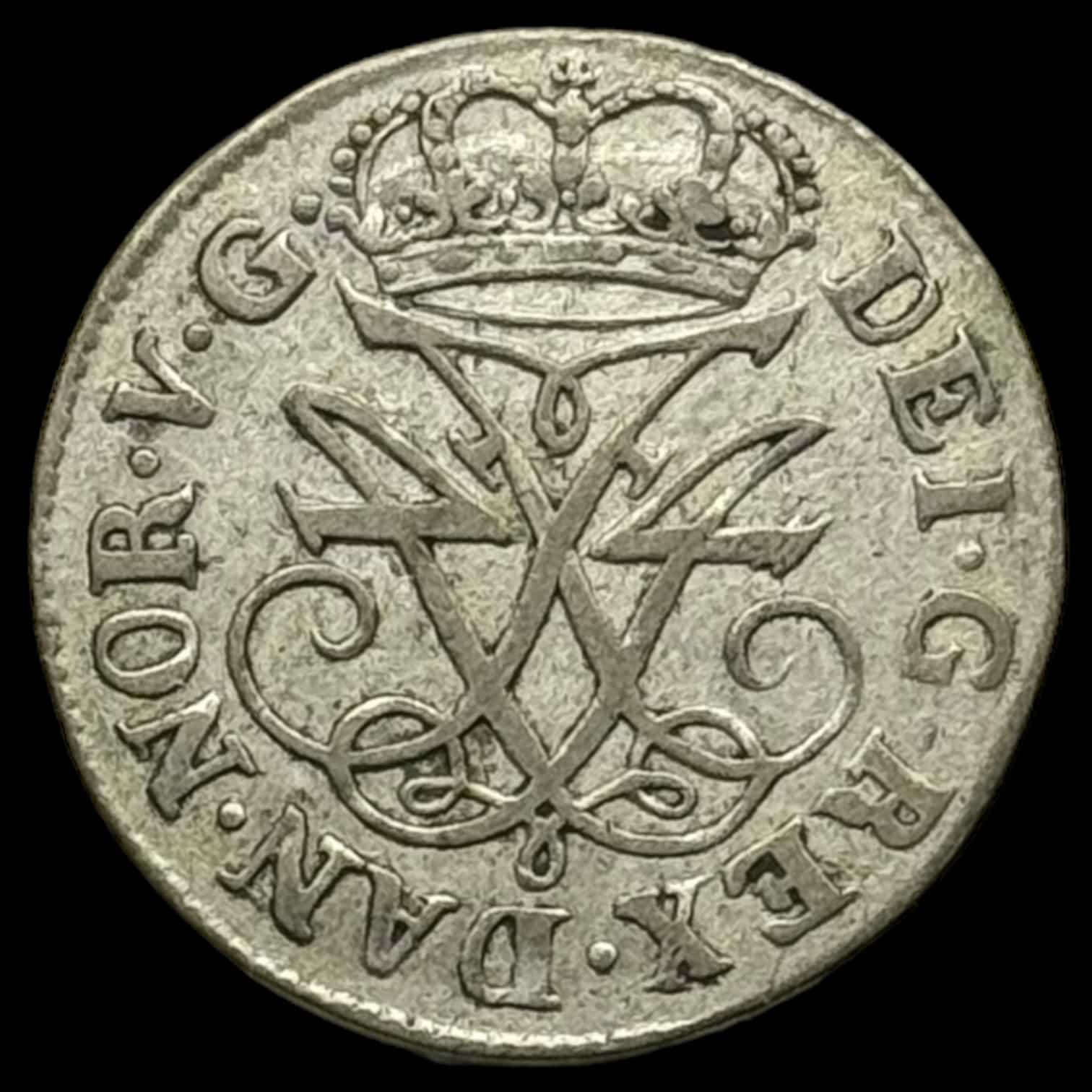 1711, TOLF/12 skilling Fre.lV Kva. 1+ - Image 2