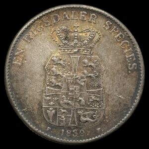 1839 FF 1 speciedaler Fre.Vl Kva. 1+-01