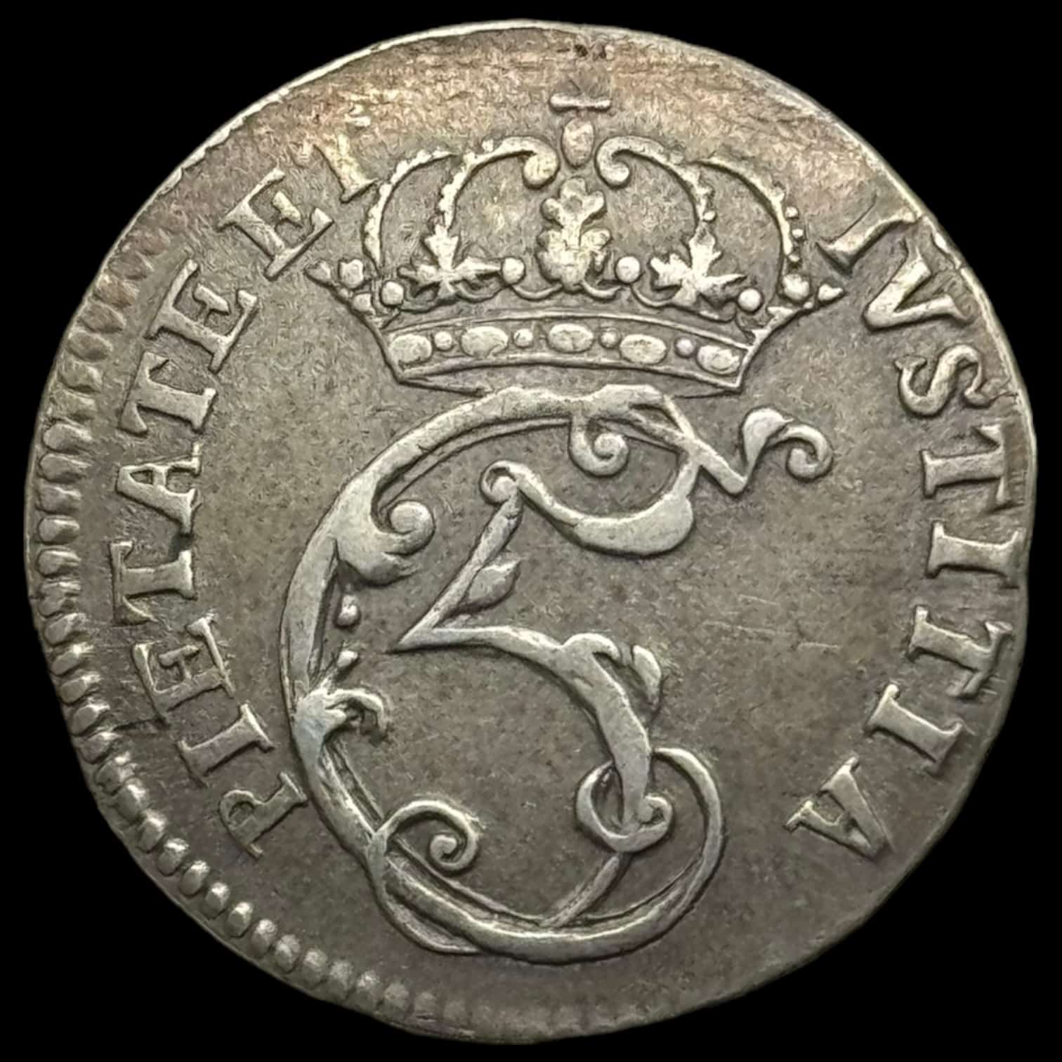 1676, 1 mark, Chr.lV Kva. 1+-01 - Image 2