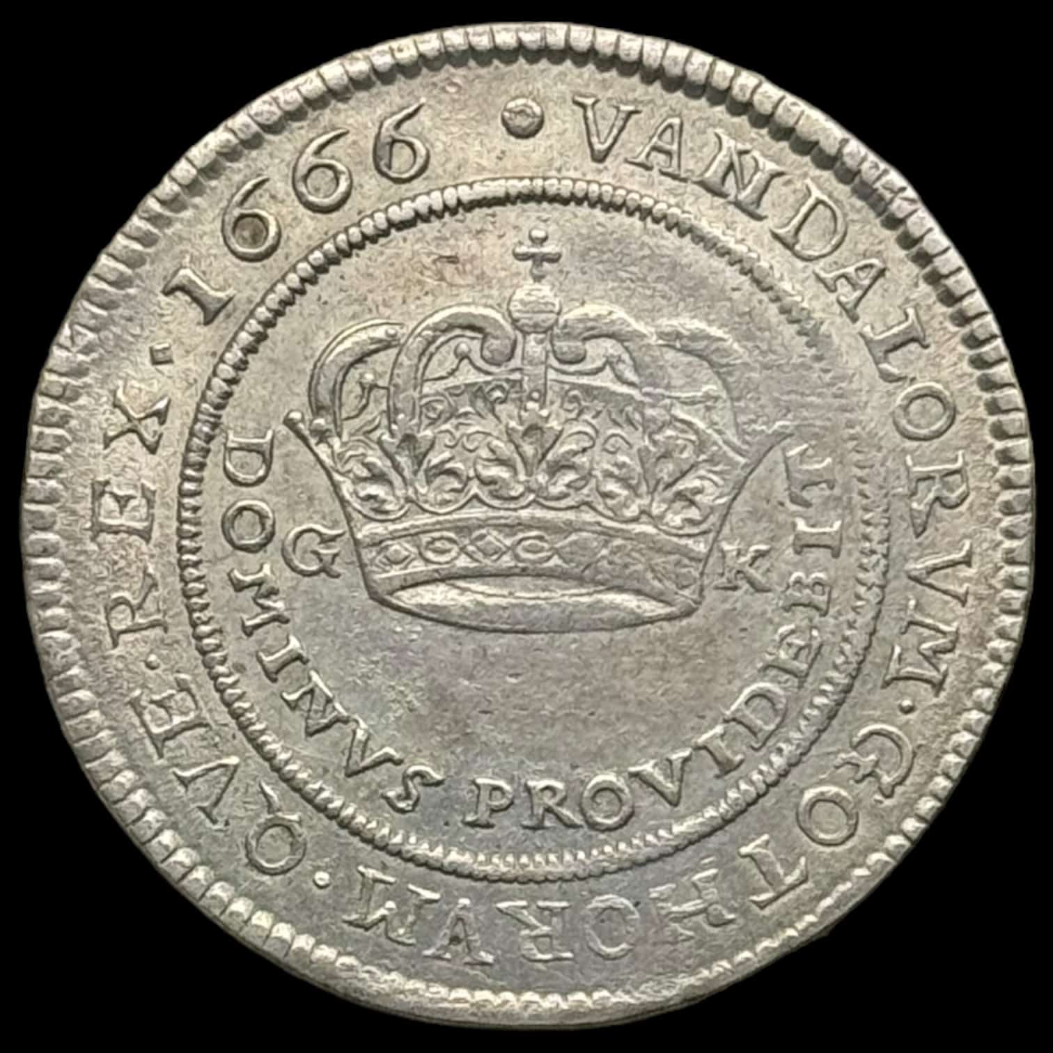 1666, 2 Mark , Fre.lll Kva.1+-01