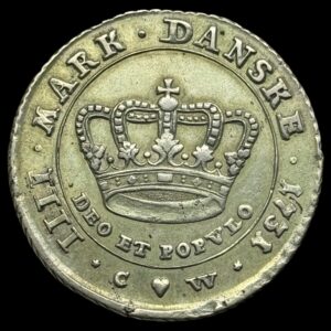 1731, 1 krone "stor krone" Chr.Vl Kva. 1+