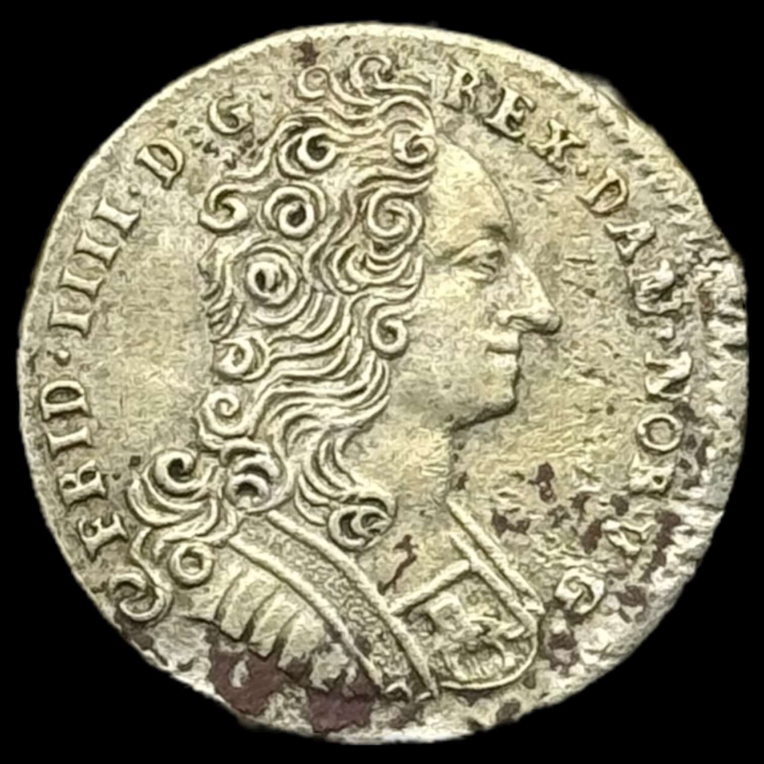 1729, 8 skilling Fre.lV Kva. 1+-01 - Image 2