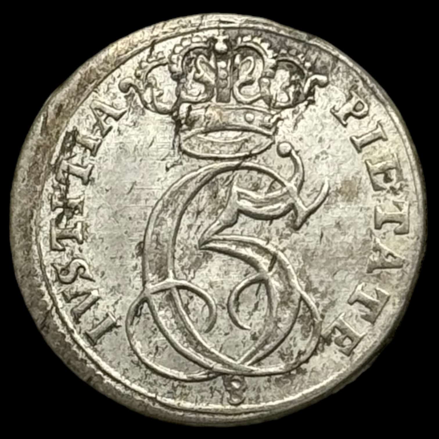 1694, 8 skilling, Chr.V Glückstadt, Kva. 01 - Image 2