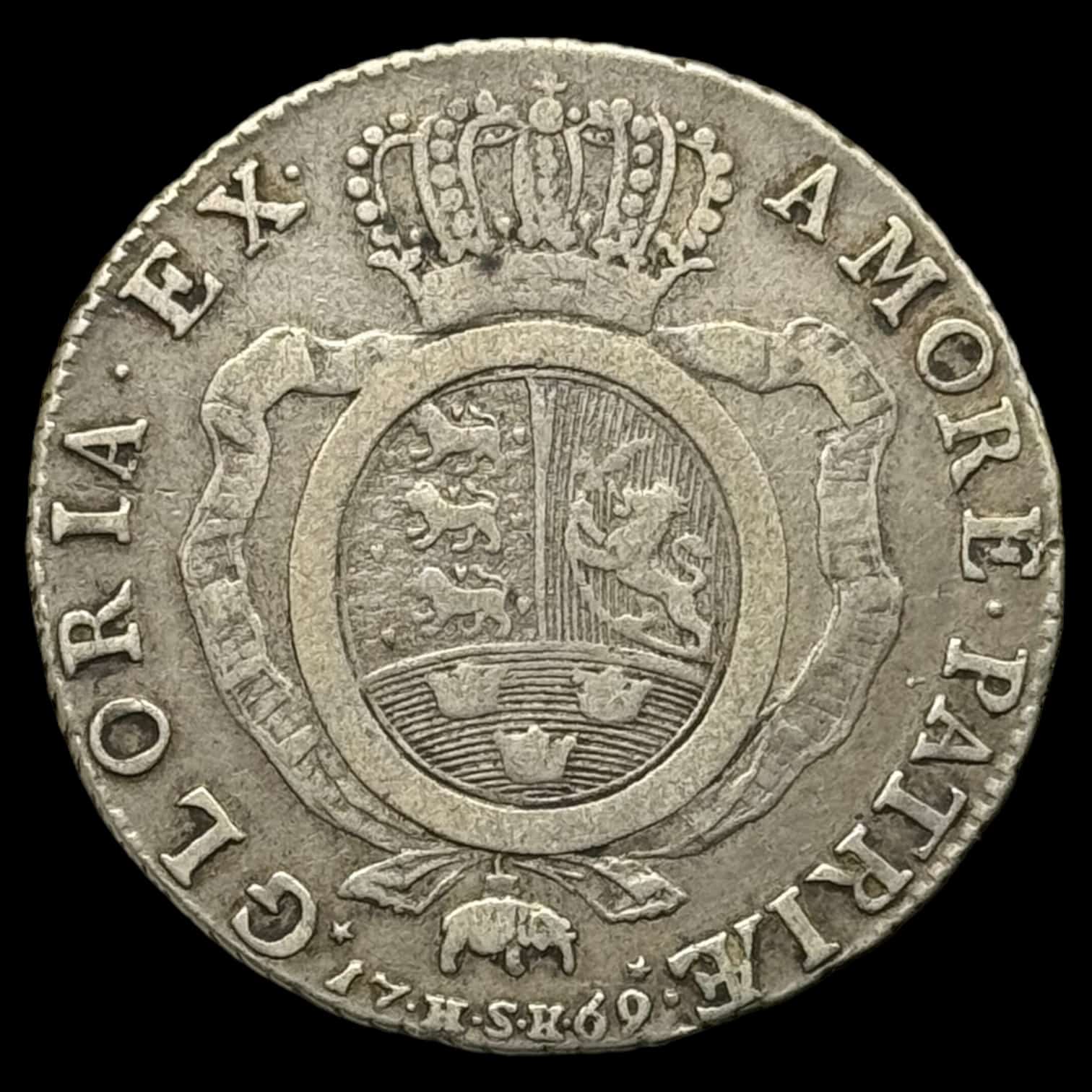 1769 1/2 speciedaler Chr.Vll Rethwisch Kva. 1-1+/1+