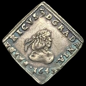 1648, 1/12 speciedaler "Kastemønt" Fre.lll Kva. 1+-01