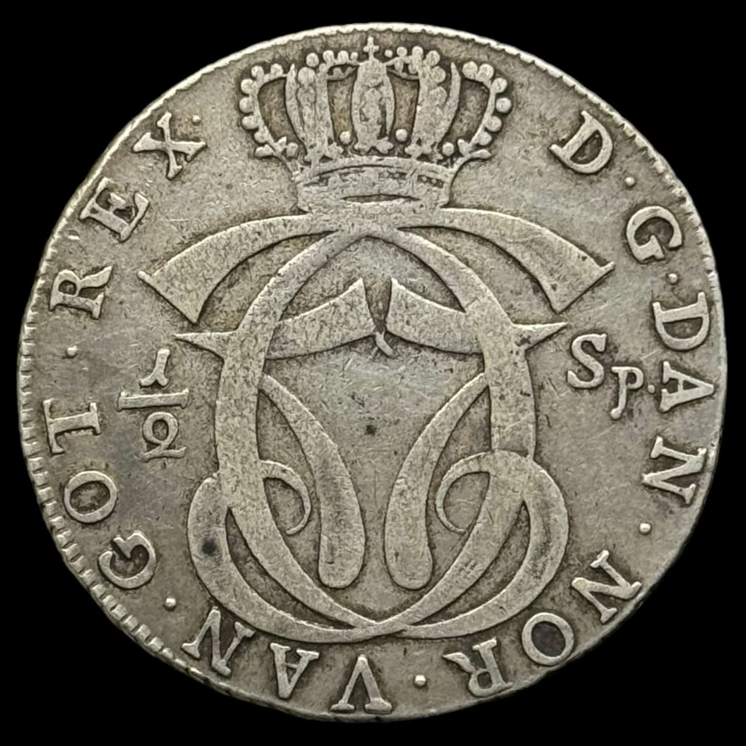 1769 1/2 speciedaler Chr.Vll Rethwisch Kva. 1-1+/1+ - Image 2