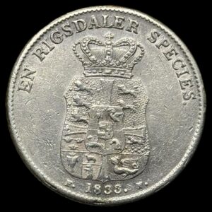 1833 FF 1 speciedaler Fre.Vl Kva. 1+