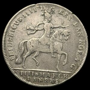 1711, 1 krone Fre.lV Kva. 1+