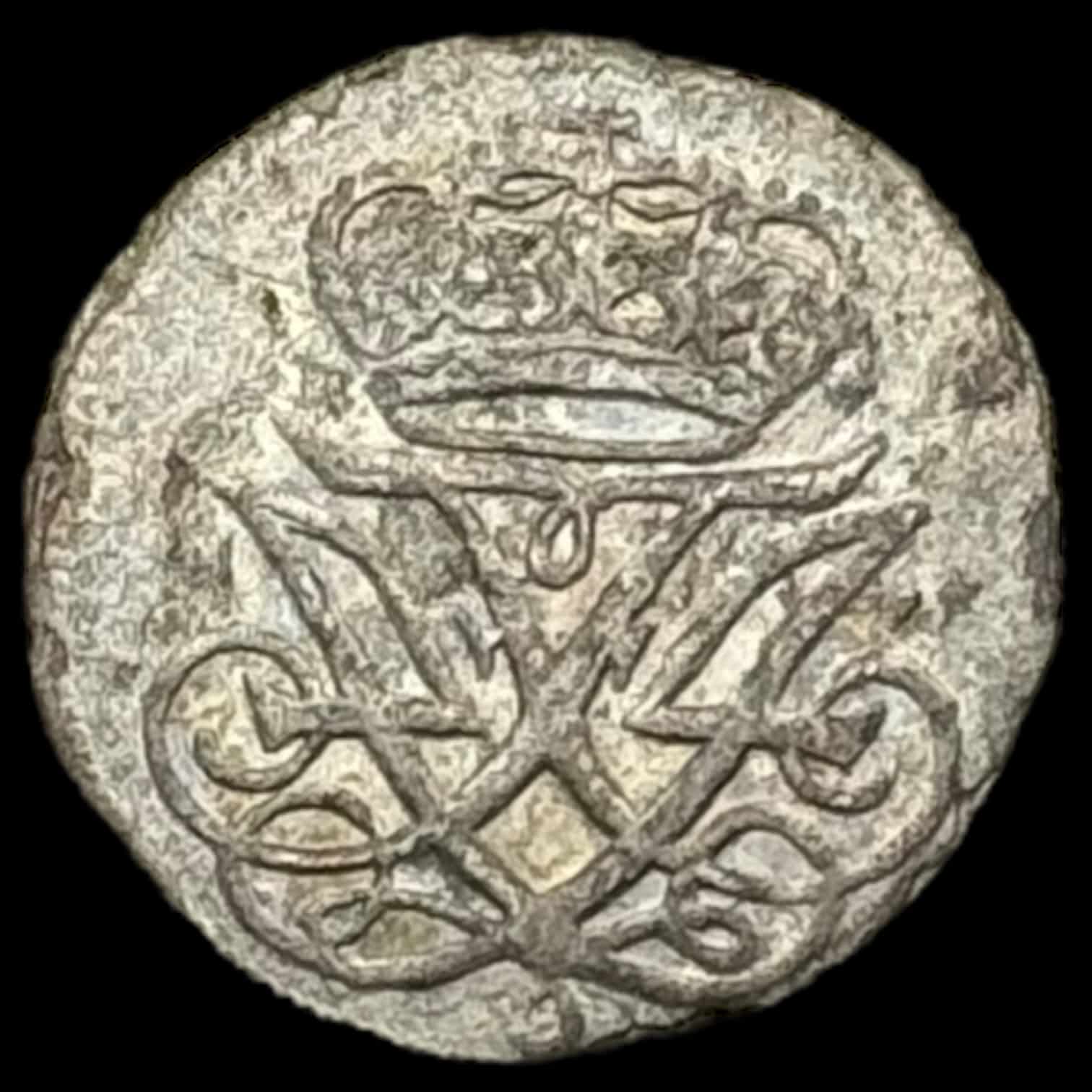 1718, 2 skilling Fre.lV Kva. 1+ "Sjælden" - Image 2