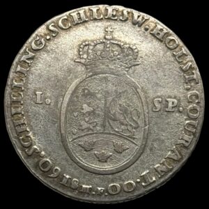 1800 MF 1 speciedaler Chr.Vll Kva. 1+ Fladpræg