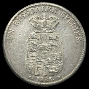 1828 FF 1 speciedaler Fre.Vl Kva. 1+-01