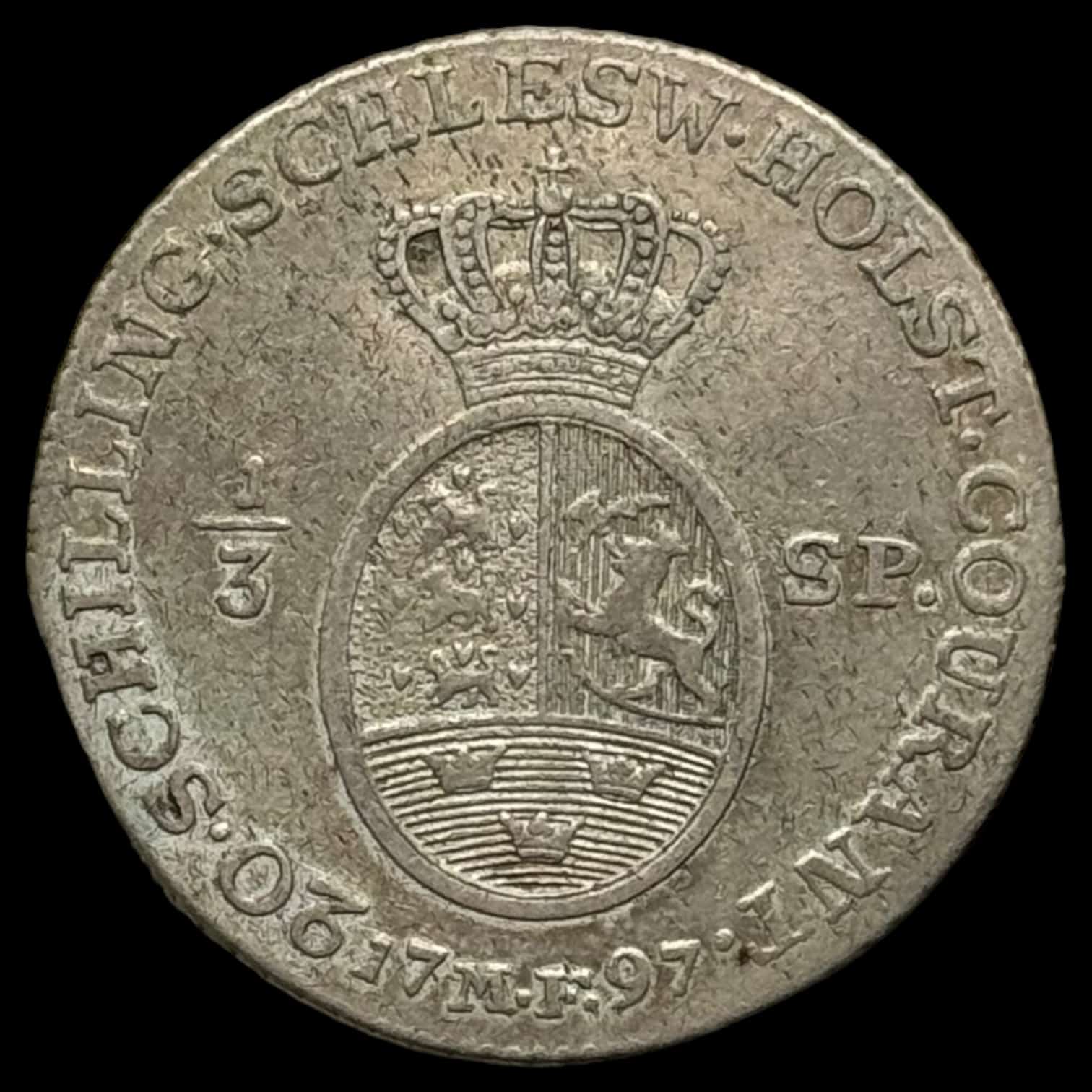 1797 1/3 speciedaler Chr.Vll Kva. 1-1+