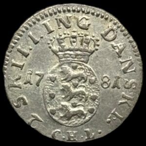 1781 CHL 2 skilling Chr.Vll Kva. 01