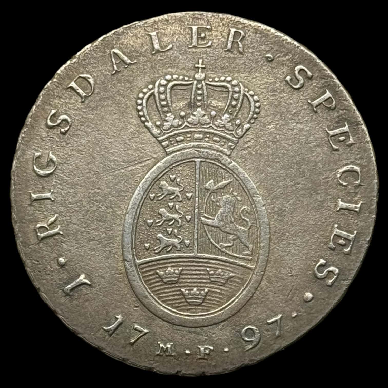 1797 MF 1 speciedaler Chr.Vll Kva. 1+-01