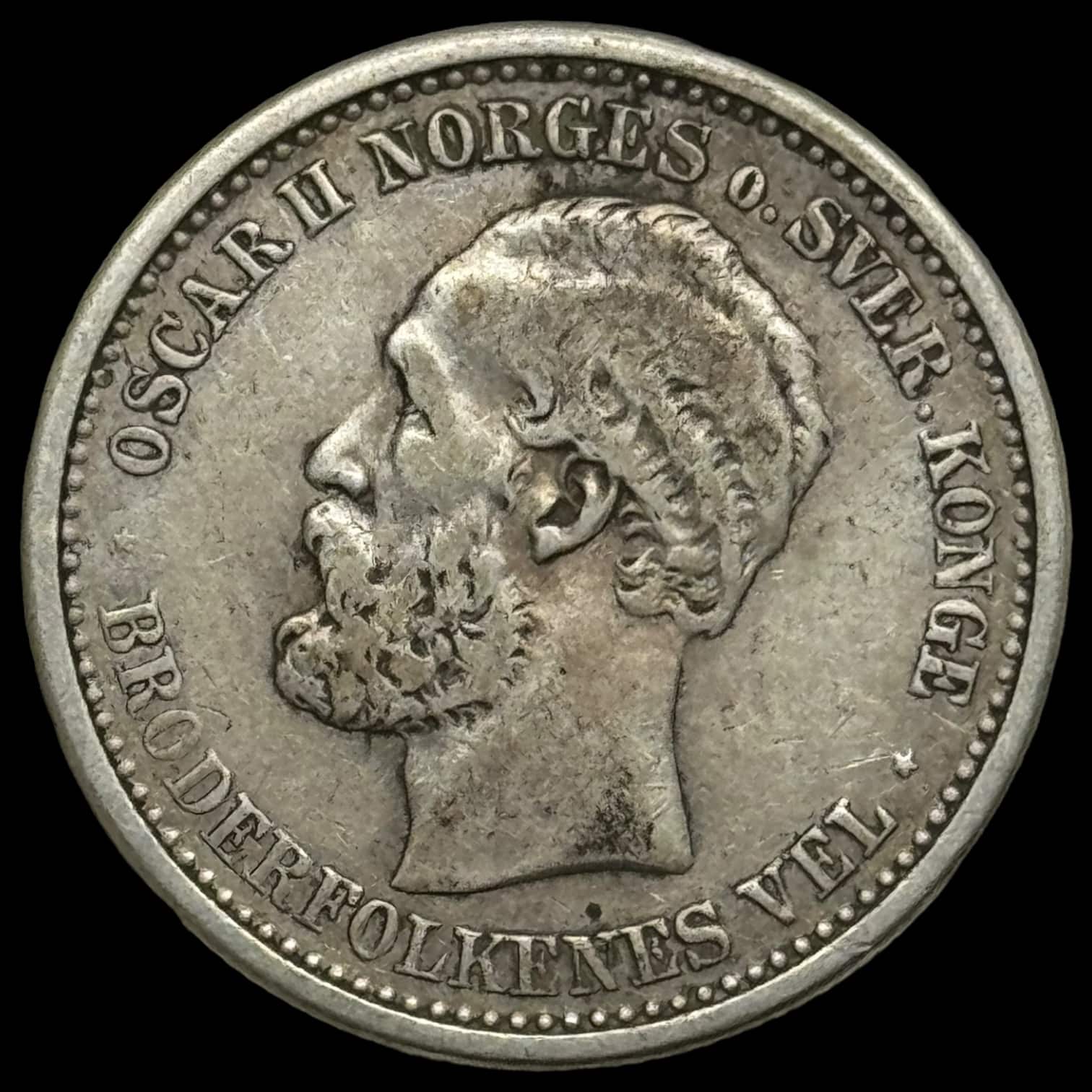 Norge 1901 1 krone Kva. 1+ - Image 2