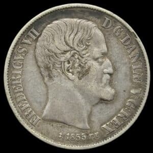 1855 FF Rigsdaler Fre.Vll Kva. 1-1+