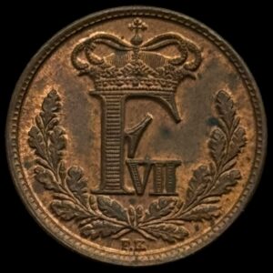 1852 VS 1/2 Rigsbankskilling Fre.Vll Kva. 0 Ex.Zinck