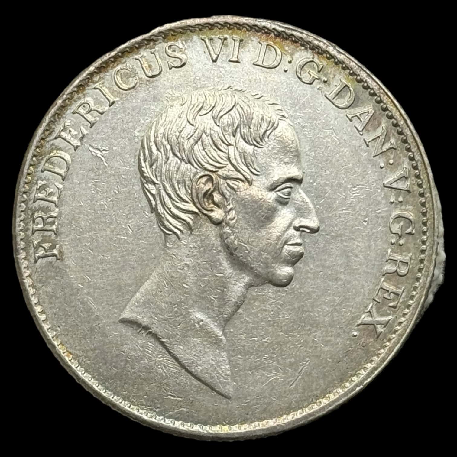 1825 CFG 1 speciedaler Fre.Vl Kva. 1+-01 "Sjælden" - Image 2