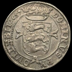 1659, 4 Mark / krone, Fre.lll Kva. 1+ “Glückstadt”