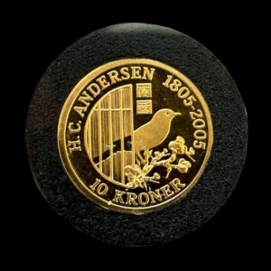 Guld 10 krone 2007 Nattergalen Kva. Proof