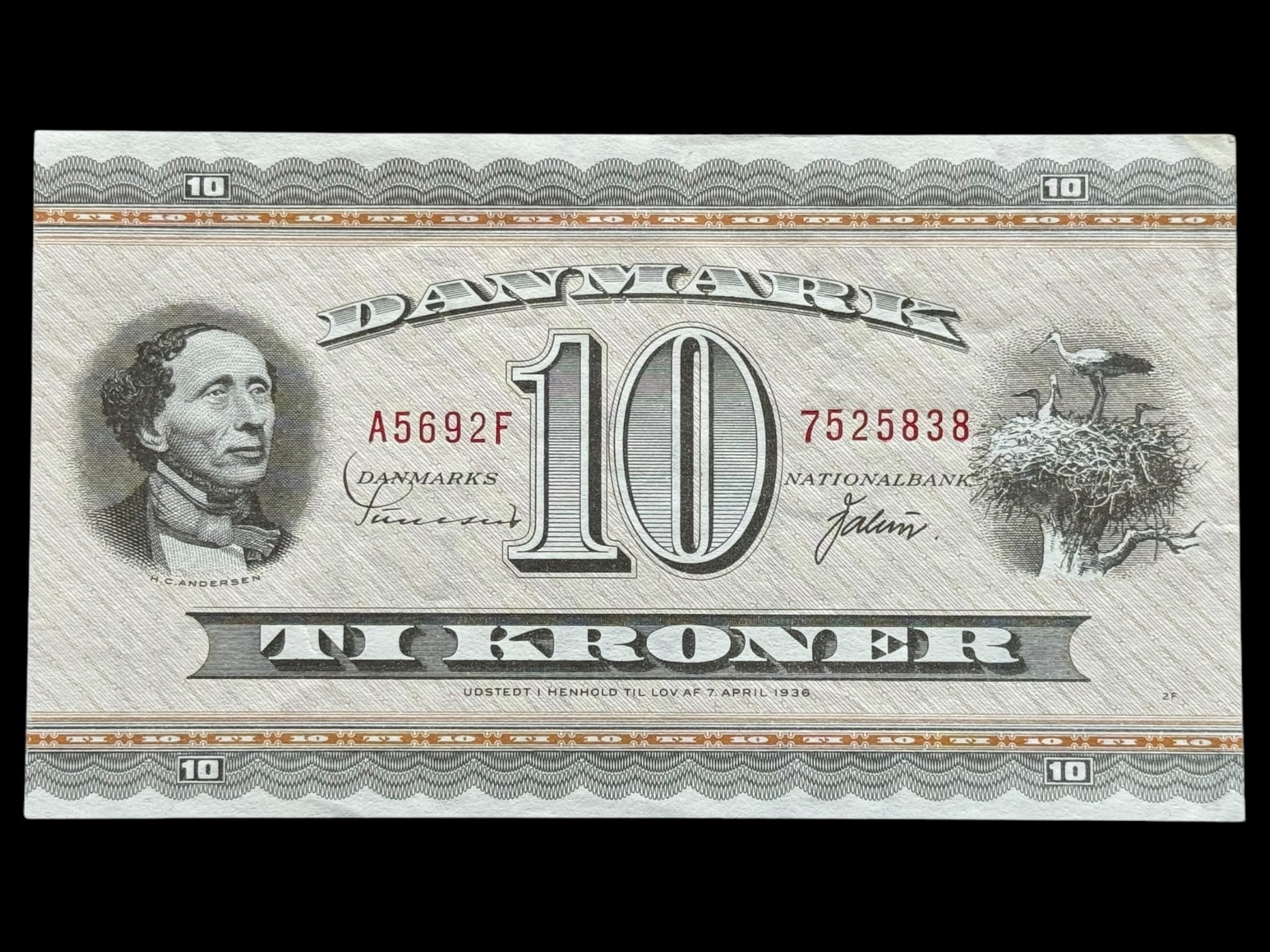 10 krone 1969 A5 Sunesen/Valuer Kva. 0-01