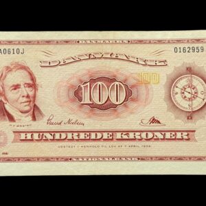 100 krone 1961 A0 0J Svend Nielsen/Riim Kva. 01
