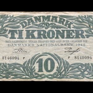10 krone 1948 r, Riim/Pugh Kva. 1