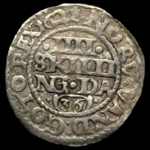 1621 4 skilling Chr.lV Kva. 1+