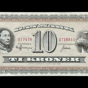 10 krone 1974 D1 Hoffmeyer/Valuer Kva. 0-01