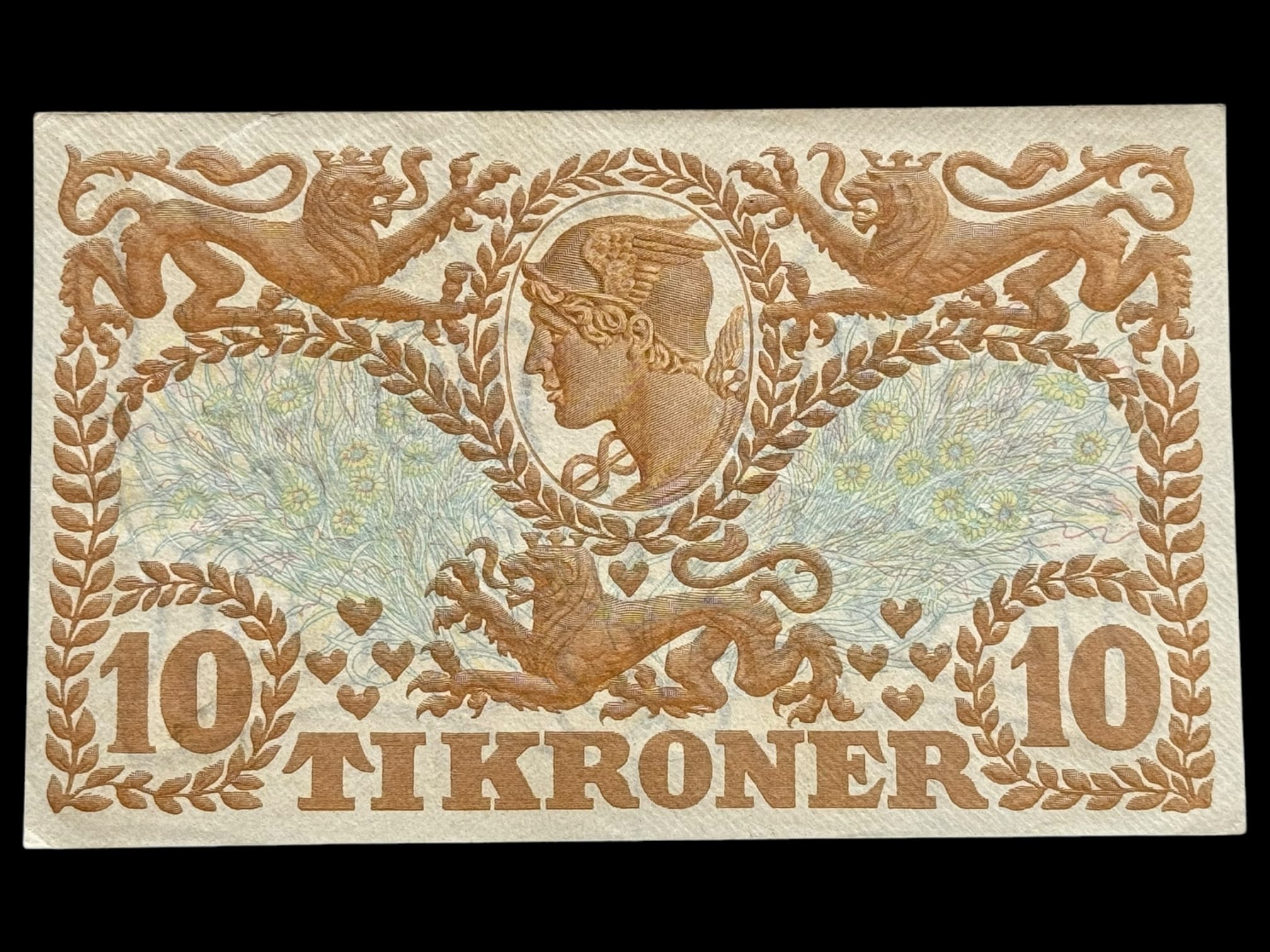 10 krone 1943 T, Svendsen/Holdthusen Kva.0-01 - Image 2