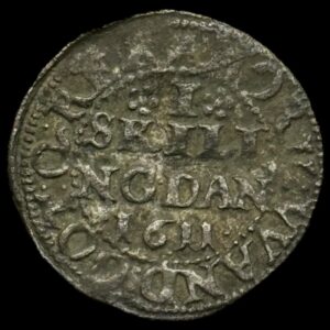 1611 1 skilling Chr.lV Kva. 1-1+