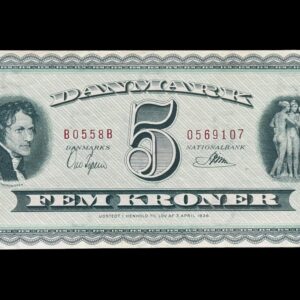 5 krone 1955 B0 Ove Jepsen/Riim Kva. 0-01