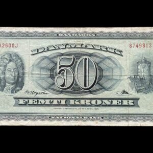 50 krone 1960 A2 0J Hartosogn/Riim Kva. 1