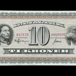 10 krone 1970 B4 Hoffmeyer/Valuer Kva. 0