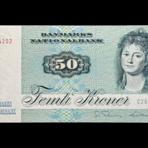 50 krone 1984 C2 O.Thomasen/Billestrup Kva. 0