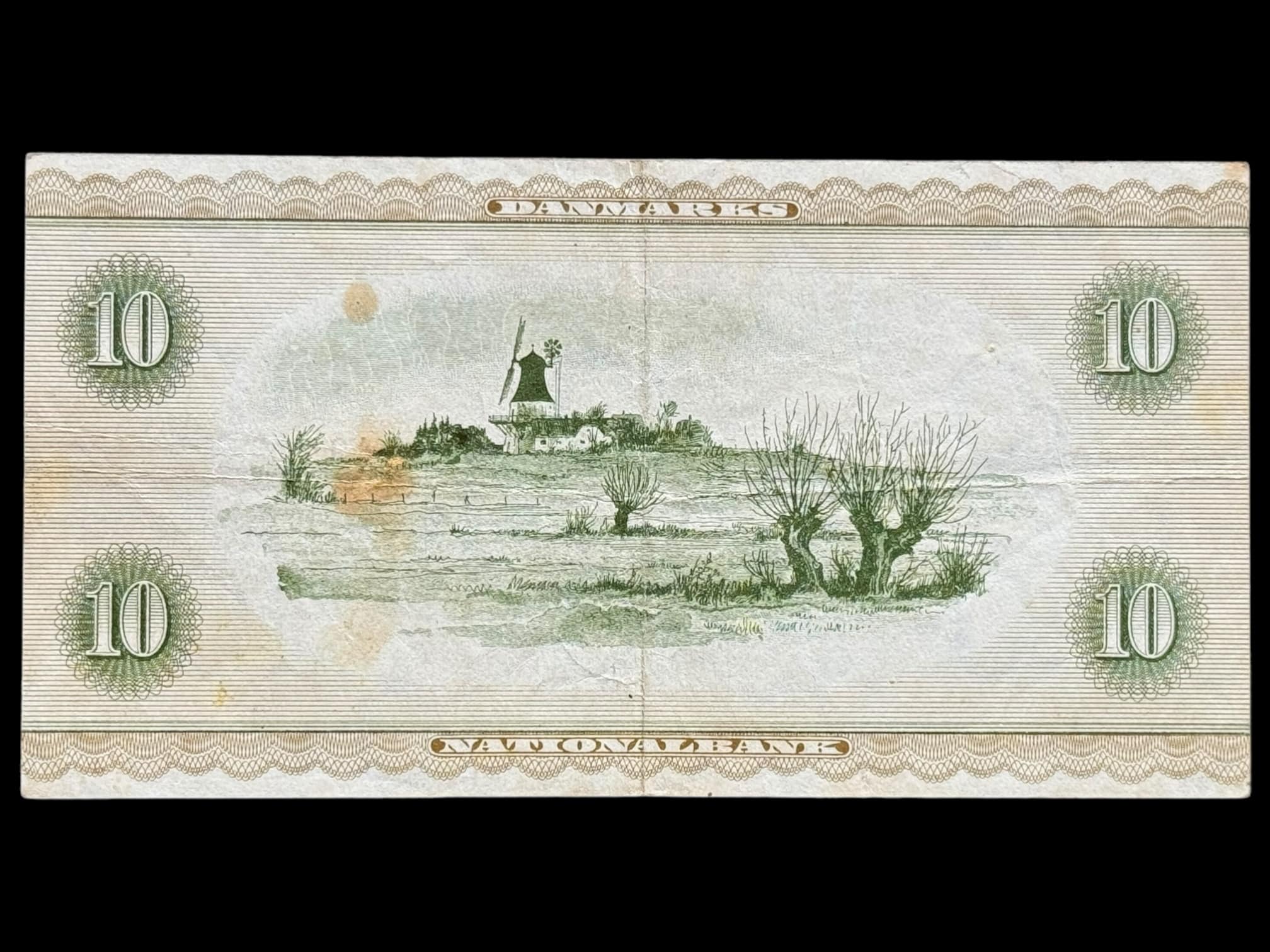10 krone 1951 A0 "Blindtier", Svend Nielsen/Riim Kva. 1-1+ - Image 2