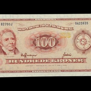 100 krone 1970 B2 0J Hoffmeyer/Valuer Kva. 0