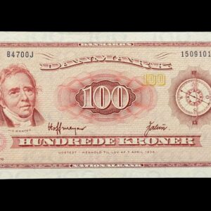 100 krone 1970 B4 0J Hoffmeyer/Valuer Kva. 0