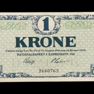 1 krone 1916 Kva. 0-01